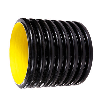 SN8 DN300 ท่อระบายน้ำฝน HDPE ท่อระบายน้ำ 6M ความยาว HDPE ท่อระบายน้ำ