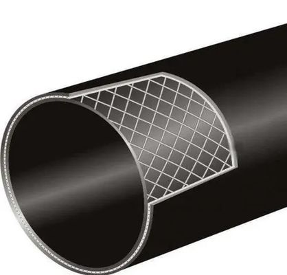 De360mm ใต้ดิน HDPE Storm ท่อระบายน้ำท่อเหล็กเสริมลวดตาข่าย